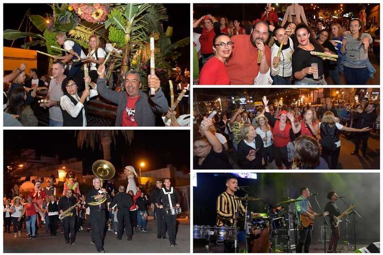 Diferentes momentos de la gran chupada (Foto TA)